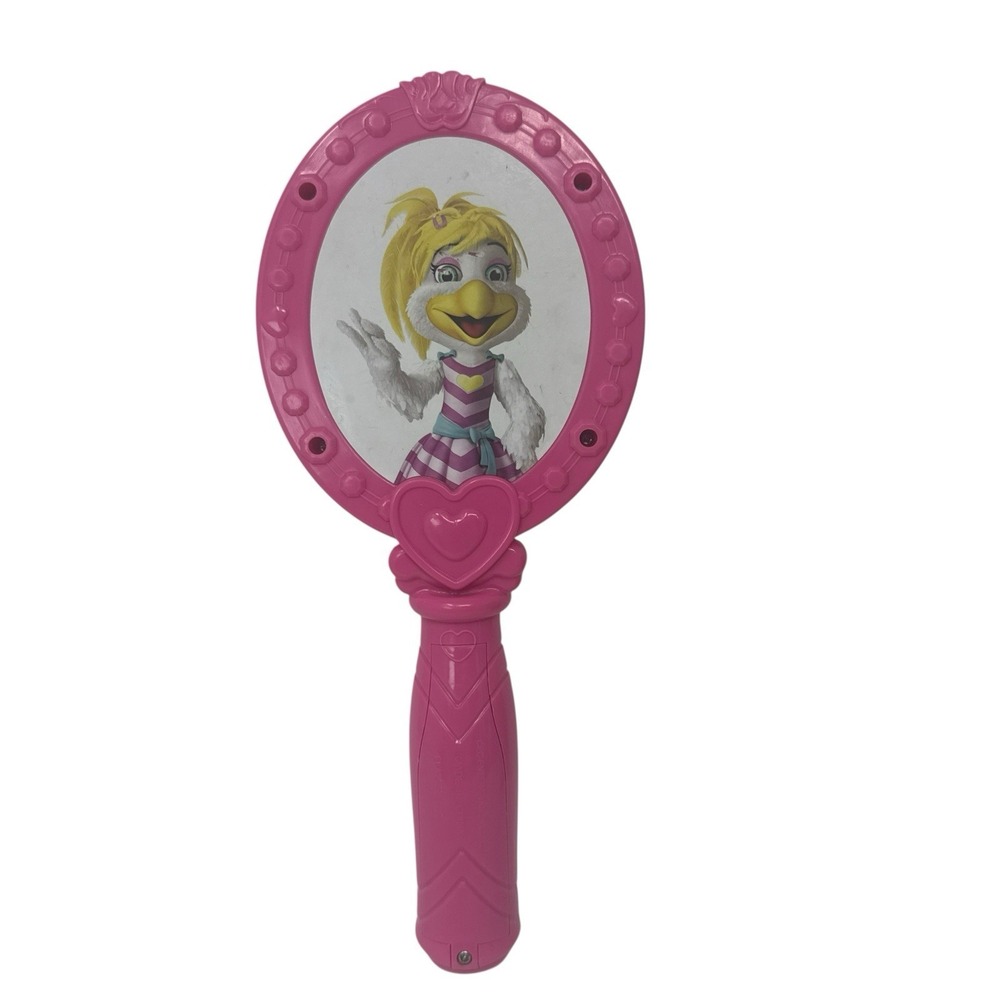 Chuck E Cheese HELEN HENNY Pink Light Up Magic Mirror Works Rare HTF 10"